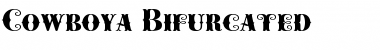 Download Cowboya Bifurcated Regular Font Title Preview