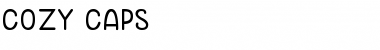 Download Cozy Caps Medium Font Title Preview