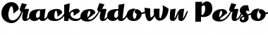 Download Crackerdown Personal Use Regular Font Title Preview