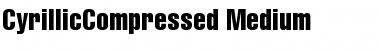 Download CyrillicCompressed Medium Font Title Preview
