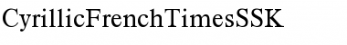 Download CyrillicFrenchTimesSSK Regular Font Title Preview