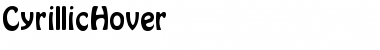 Download CyrillicHover Normal Font Title Preview