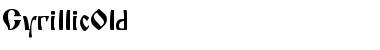 Download CyrillicOld Bold Font Title Preview