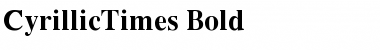 Download CyrillicTimes Bold Font Title Preview