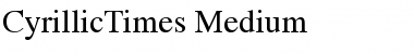 Download CyrillicTimes Medium Font Title Preview