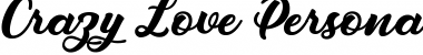 Download Crazy Love Regular Font Title Preview