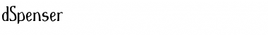 Download d'Spenser Normal Font Title Preview