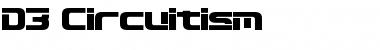 Download D3 Circuitism Regular Font