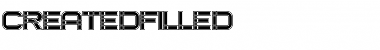 Download Created Filled Regular Font Title Preview
