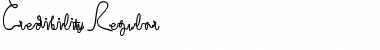 Download Credibility Regular Font Title Preview