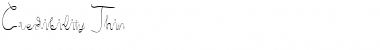 Download Credibility Thin Font Title Preview