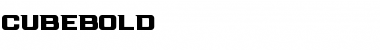 Download cube bold Regular Font Title Preview