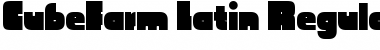 Download CubeFarm_Latin Regular Font Title Preview