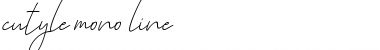 Download Cutyle Monoline Script Demo Regular Font Title Preview