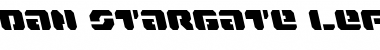 Download Dan Stargate Leftalic Italic Font