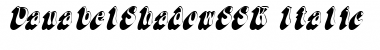 Download DanabelShadowSSK Italic Font Title Preview