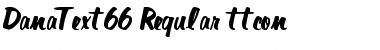 Download DanaText66 Regular Font Title Preview