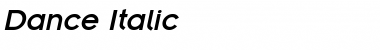 Download Dance Italic Font Title Preview