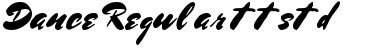 Download Dance Regular Font Title Preview