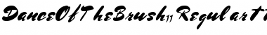 Download DanceOfTheBrush11 Regular Font Title Preview