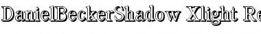 Download DanielBeckerShadow-Xlight Regular Font