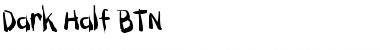 Download Dark Half BTN Regular Font Title Preview