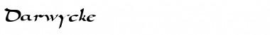 Download Darwycke Regular Font Title Preview