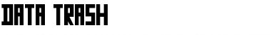 Download Data Trash Regular Font Title Preview