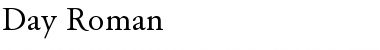 Download Day Roman Regular Font Title Preview
