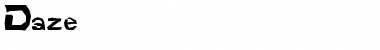 Download Daze Normal Font Title Preview