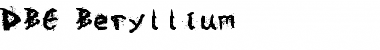 Download DBE-Beryllium DBE-Beryllium Font Title Preview
