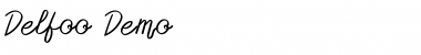 Download Delfoo Regular Font Title Preview