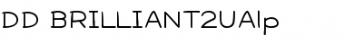 Download DD BRILLIANT2UAlp Regular Font Title Preview
