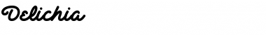 Download Delichia Script DEMO Regular Font Title Preview