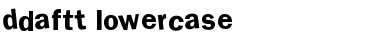 Download DdaftT-lowercase DdaftT-lowercase Font Title Preview