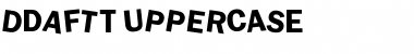 Download dDAFTt-UPPERcase dDAFTt-UPPERcase Font Title Preview