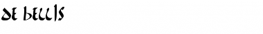 Download De Bellis Regular Font Title Preview