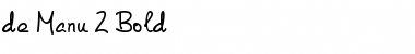 Download de Manu 2 Bold Font Title Preview