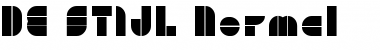 Download DE STIJL Normal Font Title Preview