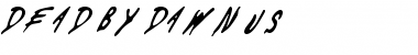 Download Dead By Dawn US Regular Font Title Preview