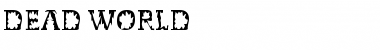 Download Dead World Normal Font Title Preview