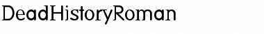 Download DeadHistoryRoman Regular Font Title Preview