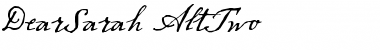 Download Dear Sarah Alt Two Font Title Preview