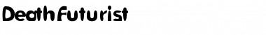 Download DeathFuturist Regular Font Title Preview