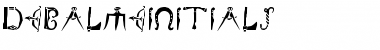 Download DeBalmeInitials Regular Font Title Preview