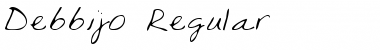 Download Debbijo Regular Font Title Preview