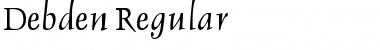 Download Debden Regular Font Title Preview