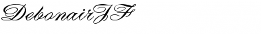 Download DebonairJF Regular Font Title Preview
