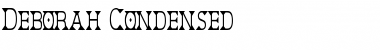 Download Deborah Condensed Regular Font Title Preview
