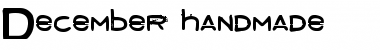 Download December handmade Regular Font Title Preview